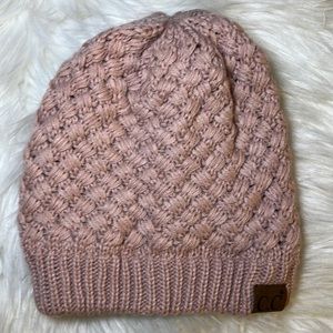 CC Pale Pink Knit Beanie - Never Worn, Not My Color Choice